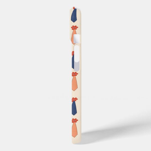 Grappig klein Stropdassen patroon Case-Mate iPhone Case (Achterkant / Links)