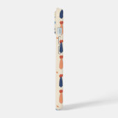 Grappig klein Stropdassen patroon iPhone 15 Case (Linkerkant)