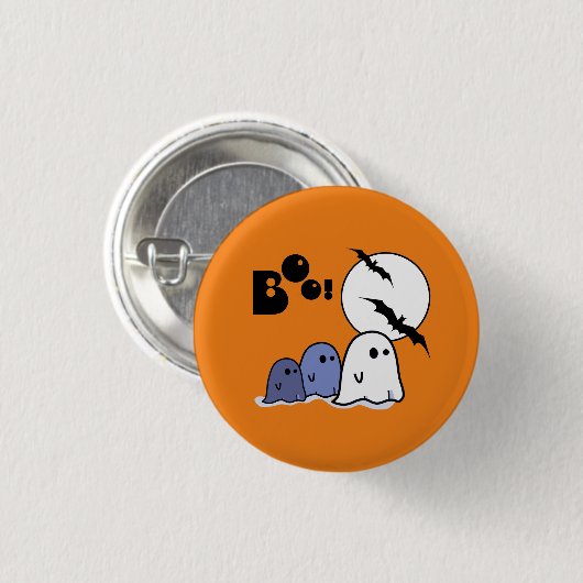 Grappig kleine geesten. Halloween Gift Ronde Button 3,2 Cm (Voorkant /achterkant)