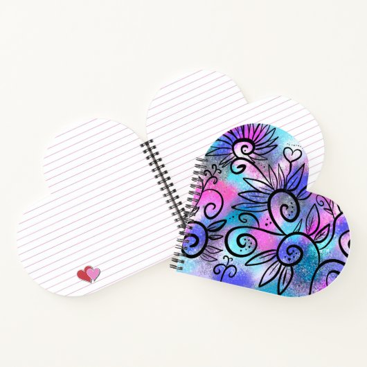 Grappig kleine vogel notitieboek (Binnen)