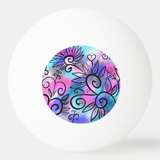 Grappig kleine vogel pingpongbal (Voorkant)