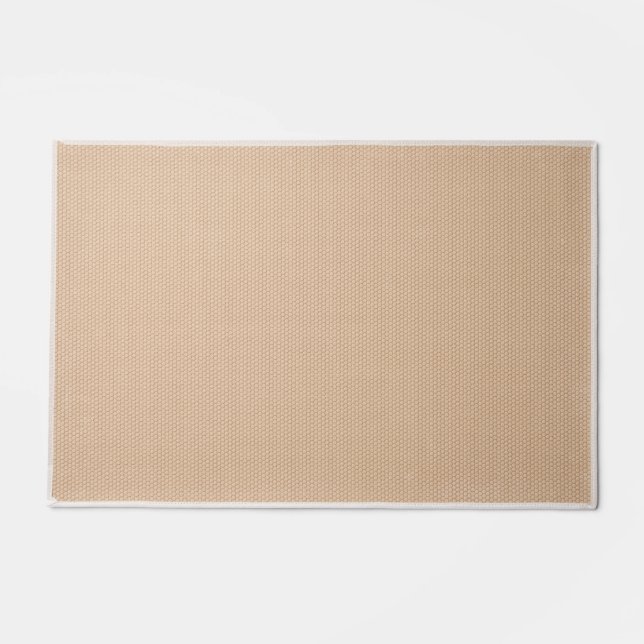 Grappig kleinkinderen welkom op Faux Jute Textile Deurmat (Achterkant)