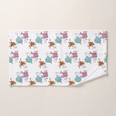 Grappig kleurige Geometrische Koeien keukenset Bad Handdoek (Handdoek)