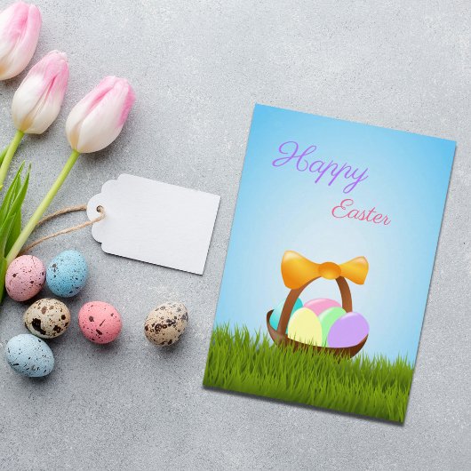 Grappig kleurige paaseieren Feestdagen Kaart