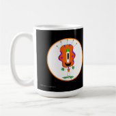 Grappig, kleurrijk, Cartoon Monster, Halloween Koffiemok (Links)