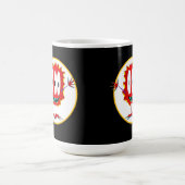 Grappig, kleurrijk, Cartoon Monster, Halloween Koffiemok (Center)