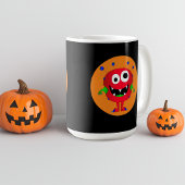 Grappig, kleurrijk, Cartoon Monster, Halloween Koffiemok