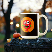 Grappig, kleurrijk, Cartoon Monster, Halloween Koffiemok