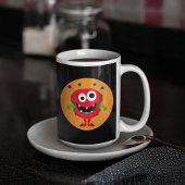 Grappig, kleurrijk, Cartoon Monster, Halloween Koffiemok