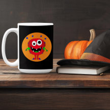 Grappig, kleurrijk, Cartoon Monster, Halloween