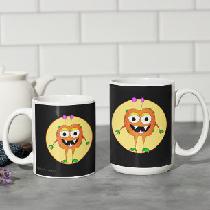 Grappig, kleurrijk, Cartoon Monster, Halloween Koffiemok
