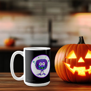 Grappig, kleurrijk, Cartoon Monster, Halloween Koffiemok