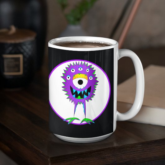 Grappig, kleurrijk, Cartoon Monster, Halloween Koffiemok