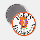 Grappig, kleurrijk, Cartoon Monster, Halloween Magneet (Voorkant / Achterkant)