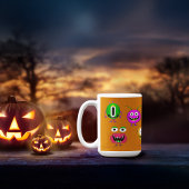 Grappig, kleurrijk, Cartoon monsters Koffiemok