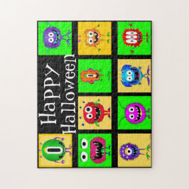 Grappig, kleurrijk, Cartoon monsters Legpuzzel