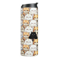 Grappig kleurrijk humeurig miauw katten kitten hui