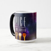 Grappig kleurrijk kruid de laatste grens magische mok (Voorkant links)