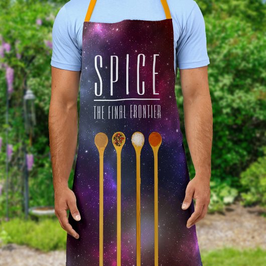 Grappig kleurrijk kruid de laatste grens Schort