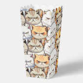 Grappig Kleurrijk Moody Katten Kitten doodle patro Bedankdoosjes (Voorkant)