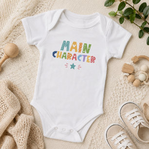 Grappig Kleurrijk Pasgeboren Outfit Schattig Hoofd Romper