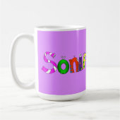 Grappig, kleurrijk tekenfilm | Sonia Koffiemok (Links)