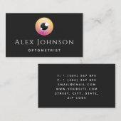 Grappig Kleurrijke Oogbol Optometrist Oogarts Cool Visitekaartje (Voorkant / Achterkant)