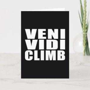 Grappig klimietengrappen : Veni Vidi klib Kaart