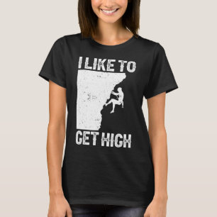 Grappig Klimmen Voor Mannen Vrouwen Berg Binnen T-shirt
