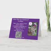 Grappig klooster kaart (Achterkant)