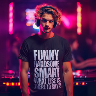 Grappig knap slim t-shirt
