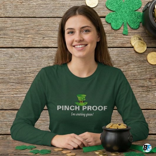 Grappig knijpbewijs dat ik groen draag St. Patrick T-shirt