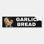 Grappig "Knoflook Brood" Skeleton Car Meme Bumpersticker (Voorkant)