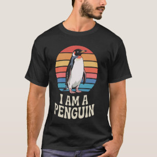 Grappig Knuffel Pinguïn Grafisch Ontwerp T-shirt