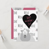 Grappig Knuffel Schaap De Beste Schaap Woordspelin Kaart (Voorkant / Achterkant in situ)