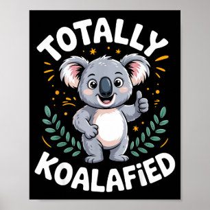 Grappig Koala-ontwerp voor mannen vrouwen jongens Poster