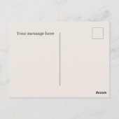 Grappig koe advies woord art Land Briefkaart (Achterkant)