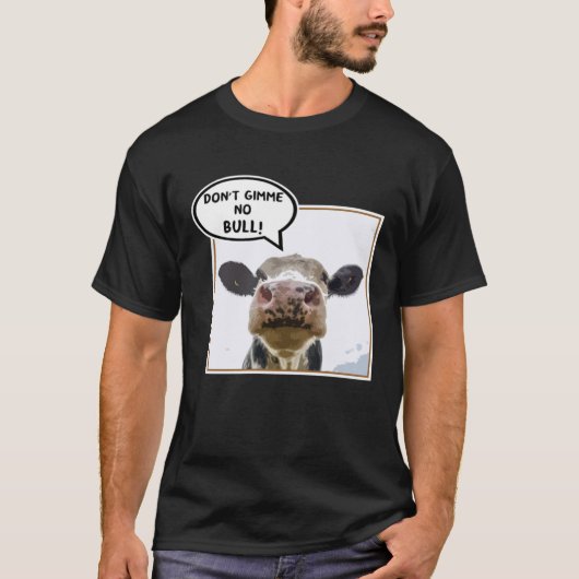 Grappig Koe artistiek dier, geen Bull Pullover Hoo (Voorkant)