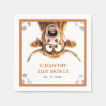 Grappig Koe Baby shower