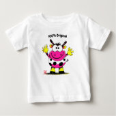  Grappig Koe Kinder T-shirt (Voorkant)