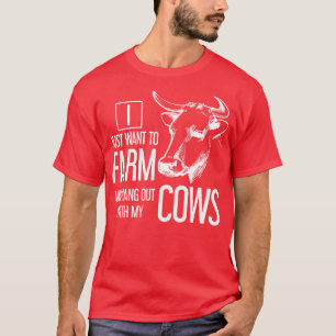 Grappig Koe Lover Gift Farming Koe T-shirt