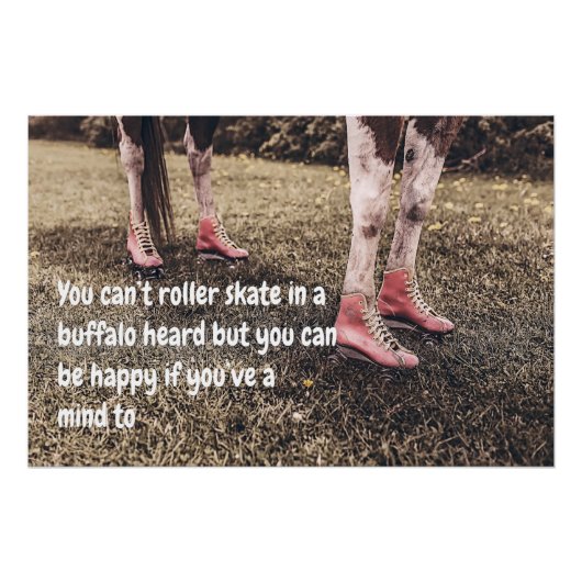 Grappig koe memen met schattige afbeeldingen met g perfect poster (Voorkant)