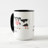 Grappig Koe niet in de goede Mok (Voorkant links)