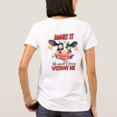 Grappig koe T-shirt (Achterkant)