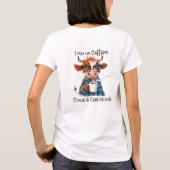 Grappig koe T-shirt (Achterkant)