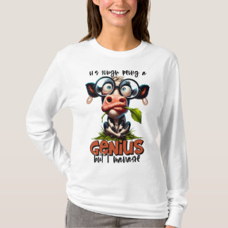 Grappig Koe T-shirt voor mannen of vrouwen