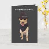 Grappig Koel Hond/Laboratorium van Groep Kaart (Gele Bloem)