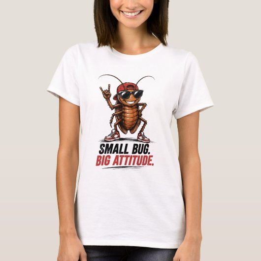 Grappig Koel Kakkerlak Dames T-Shirt | Schattig St (Voorkant)