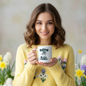 Grappig Koel Paashaas Zwart-wit Koffiemok