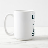 Grappig Koel Paashaas Zwart-wit Koffiemok (Links)